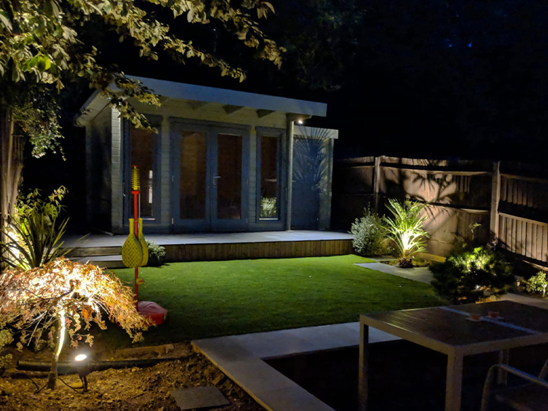 anti glare garden lighting in west-sussex